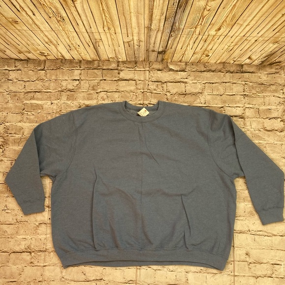 NWT Gildan heavy blend fleece blue Sweater size 3XL. - Picture 2 of 7